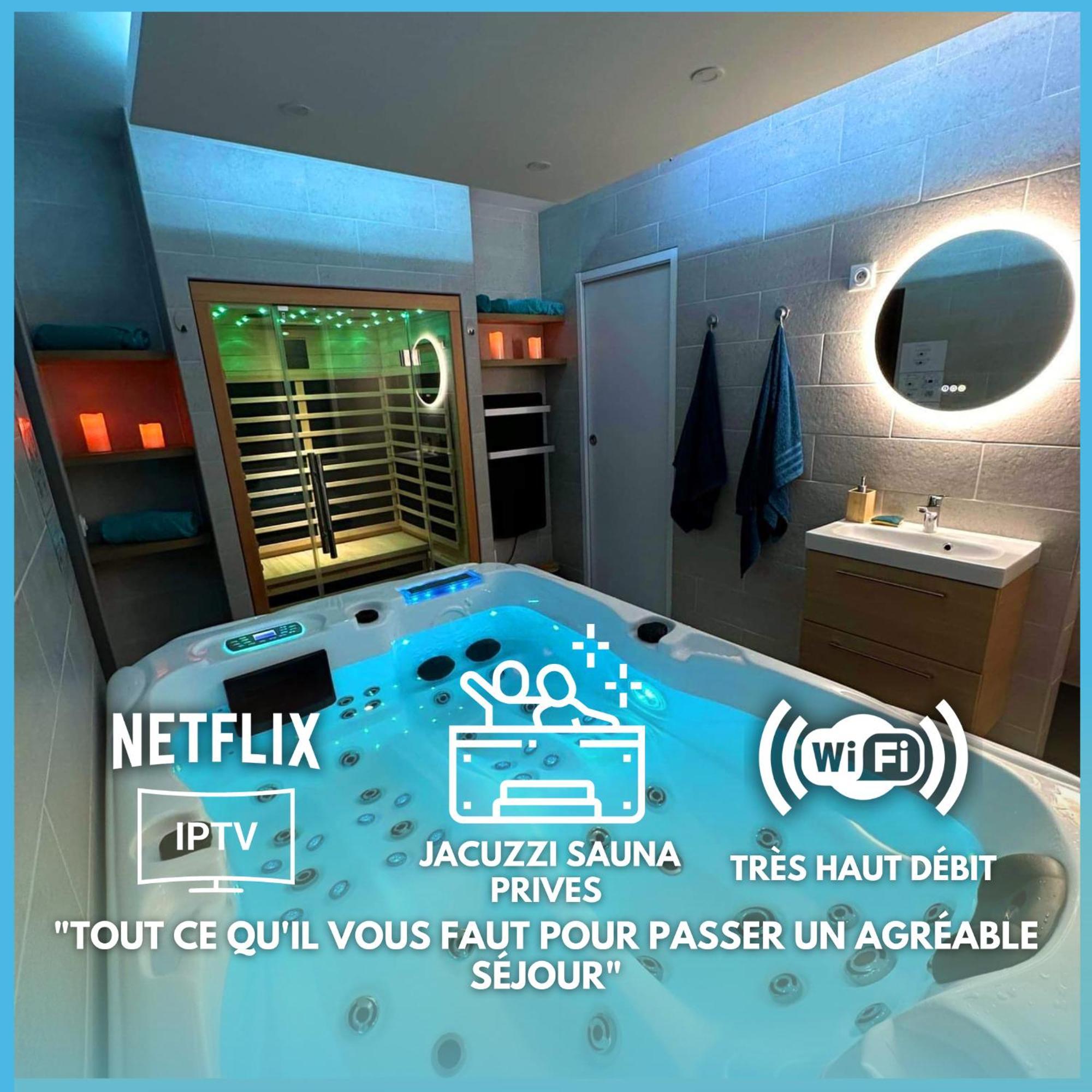 Escapade Relaxante - Spa - Jacuzzi - Sauna - Prives LʼIsle-Adam Zewnętrze zdjęcie